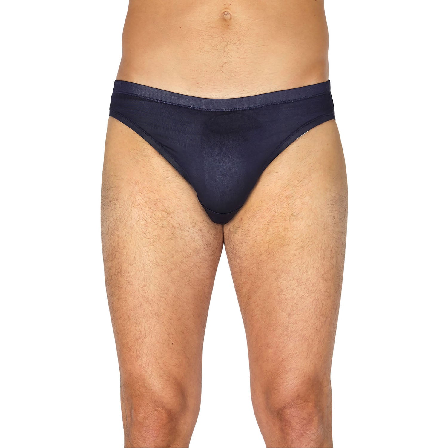 Intimo Mens Classic Silk Knit Low Rise Bikini Brief Underwear