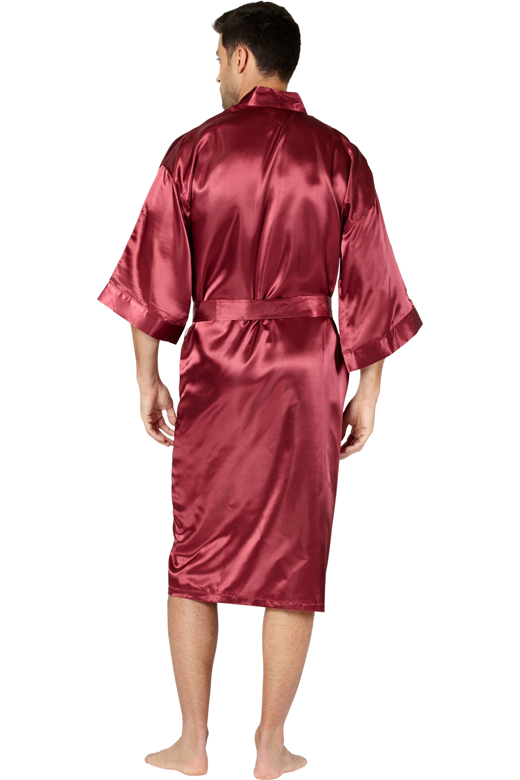 Men's Red Dressing Gown | Renfield Smoking Jacket Robe | Gowns dresses, Silk  dressing gown, Satin dressing gown