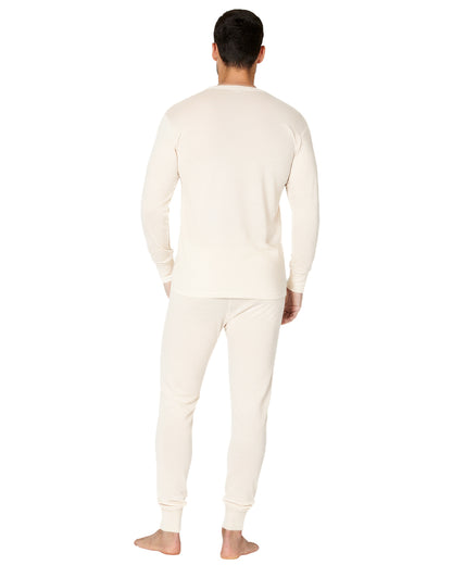 Intimo Mens Classic Silk Knit Long John PJ Black