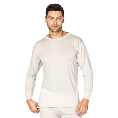 Intimo Mens Classic Silk Knit Long John PJ Black