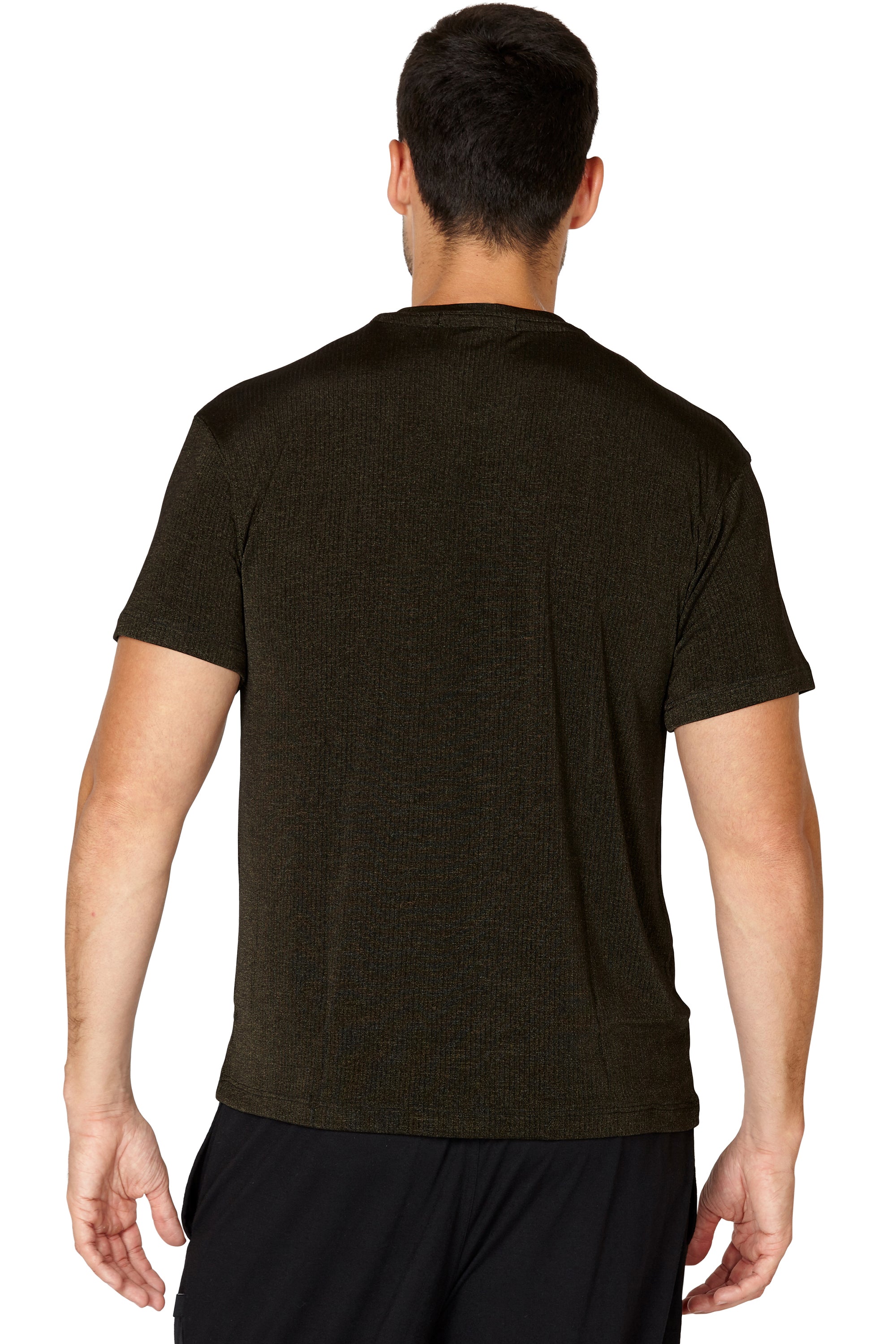 INTIMO Mens Quick Dry Drop Needle Polyester Knit T Shirt