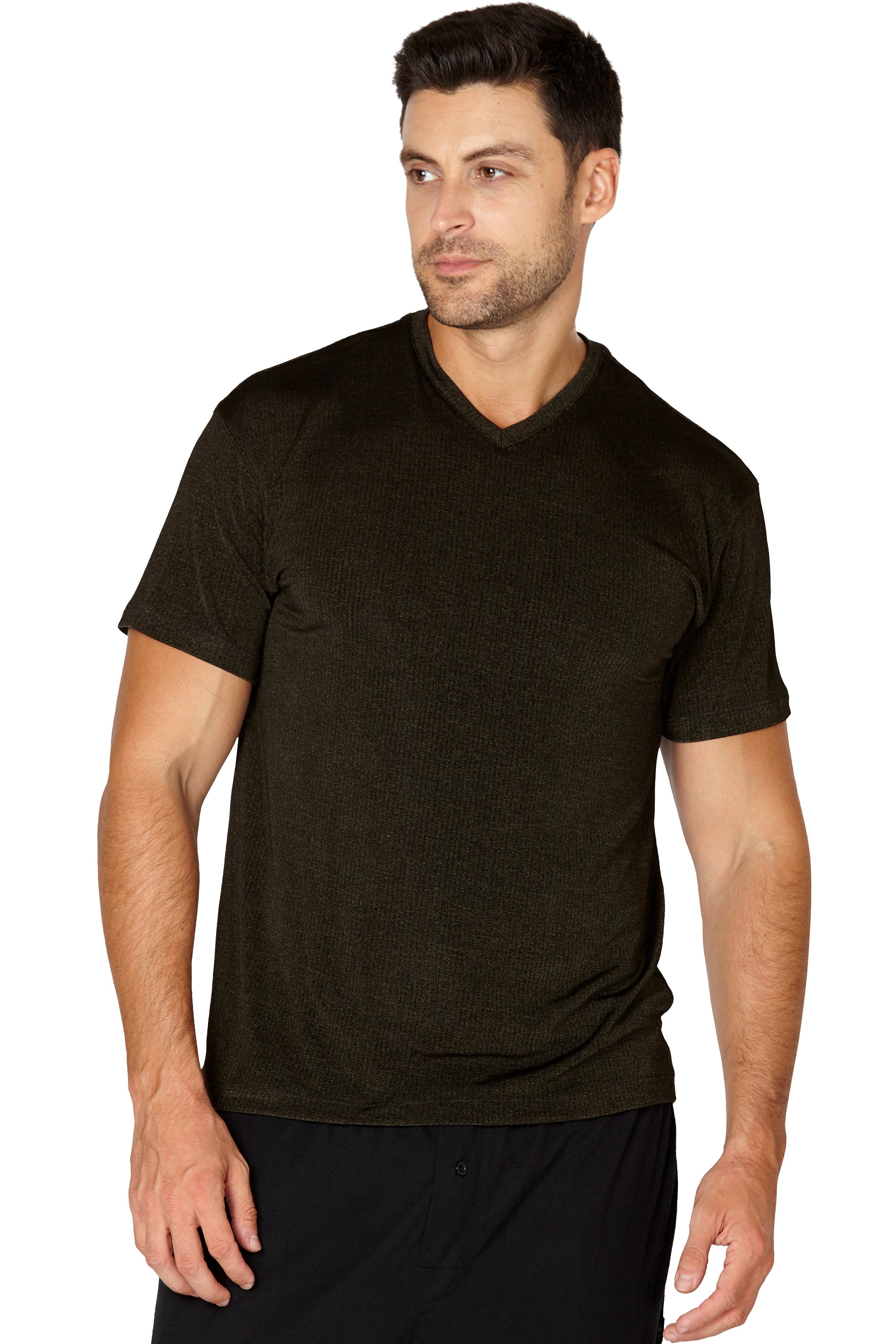 INTIMO Mens Quick Dry Drop Needle Polyester Knit T Shirt