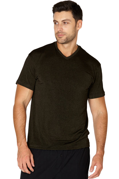 INTIMO Mens Quick Dry Drop Needle Polyester Knit T Shirt