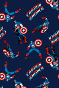 Marvel Men's Captain America Retro Allover Print Loungewear Pajama Pants