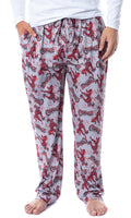 Marvel Mens' Carnage Character Symbiote Tossed Print Sleep Pajama Pants