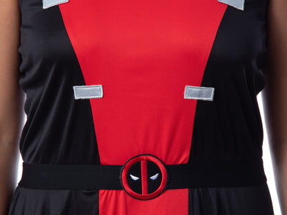 Womens' Deadpool Classic Costume Racerback Nightgown Pajama Dress