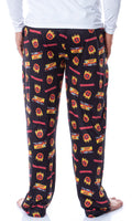 Marvel Mens' Deadpool Chimichangas Food Truck Icon Sleep Pajama Pants