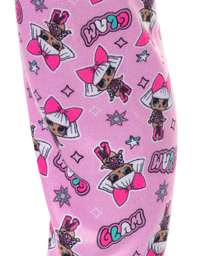 LOL Surprise Pajamas Girls' Diva Glam 4 Life Tight Fit Lounge Sleep Set