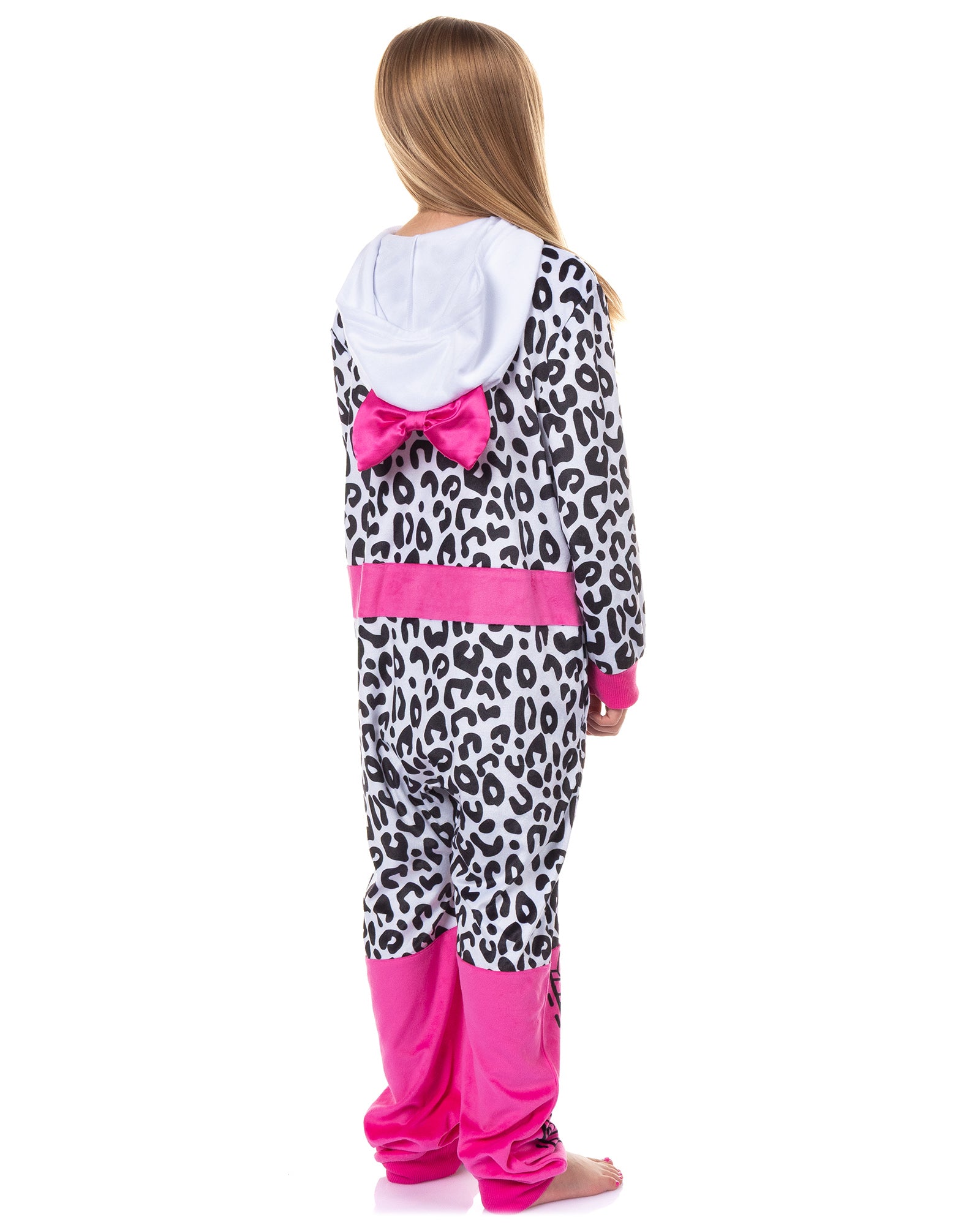 L.O.L. Surprise! Union Suit Girls' Diva Full Zip Lounge Hooded Pajamas (6/6X)