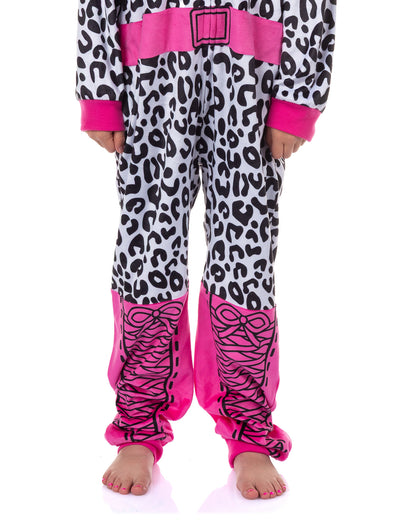 L.O.L. Surprise! Union Suit Girls' Diva Full Zip Lounge Hooded Pajamas (4/5)