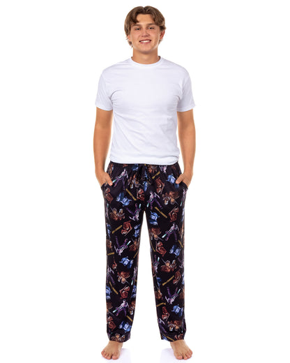 Army Of Darkness Pajamas Men's Skeleton Deadites Lounge Sleep PJ Pants