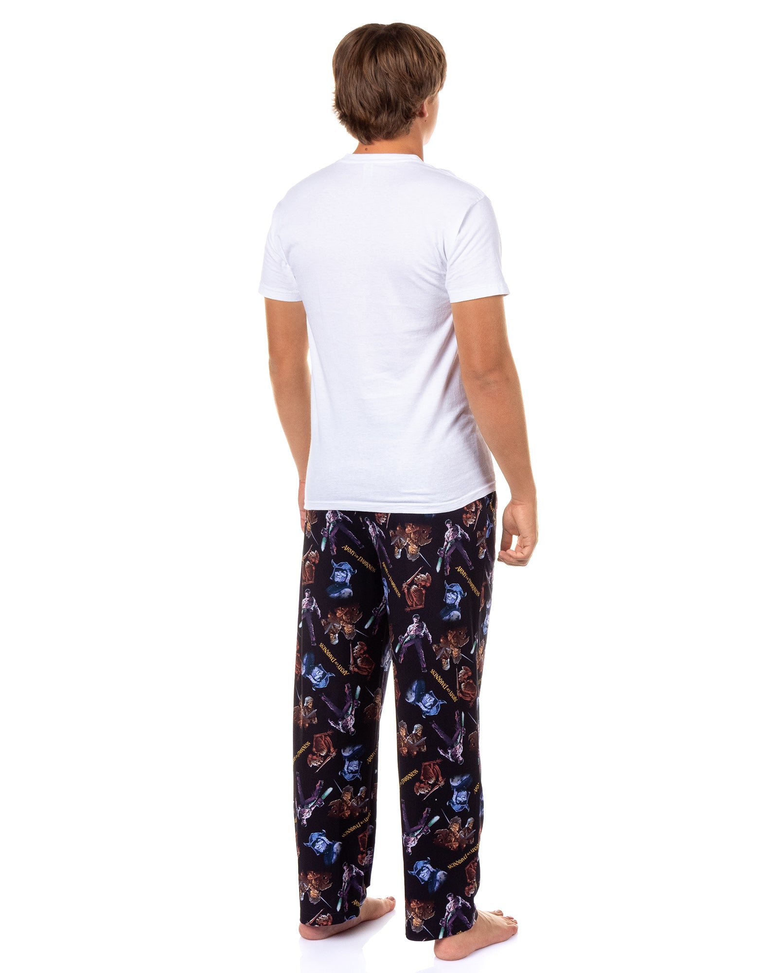 Army Of Darkness Pajamas Men's Skeleton Deadites Lounge Sleep PJ Pants