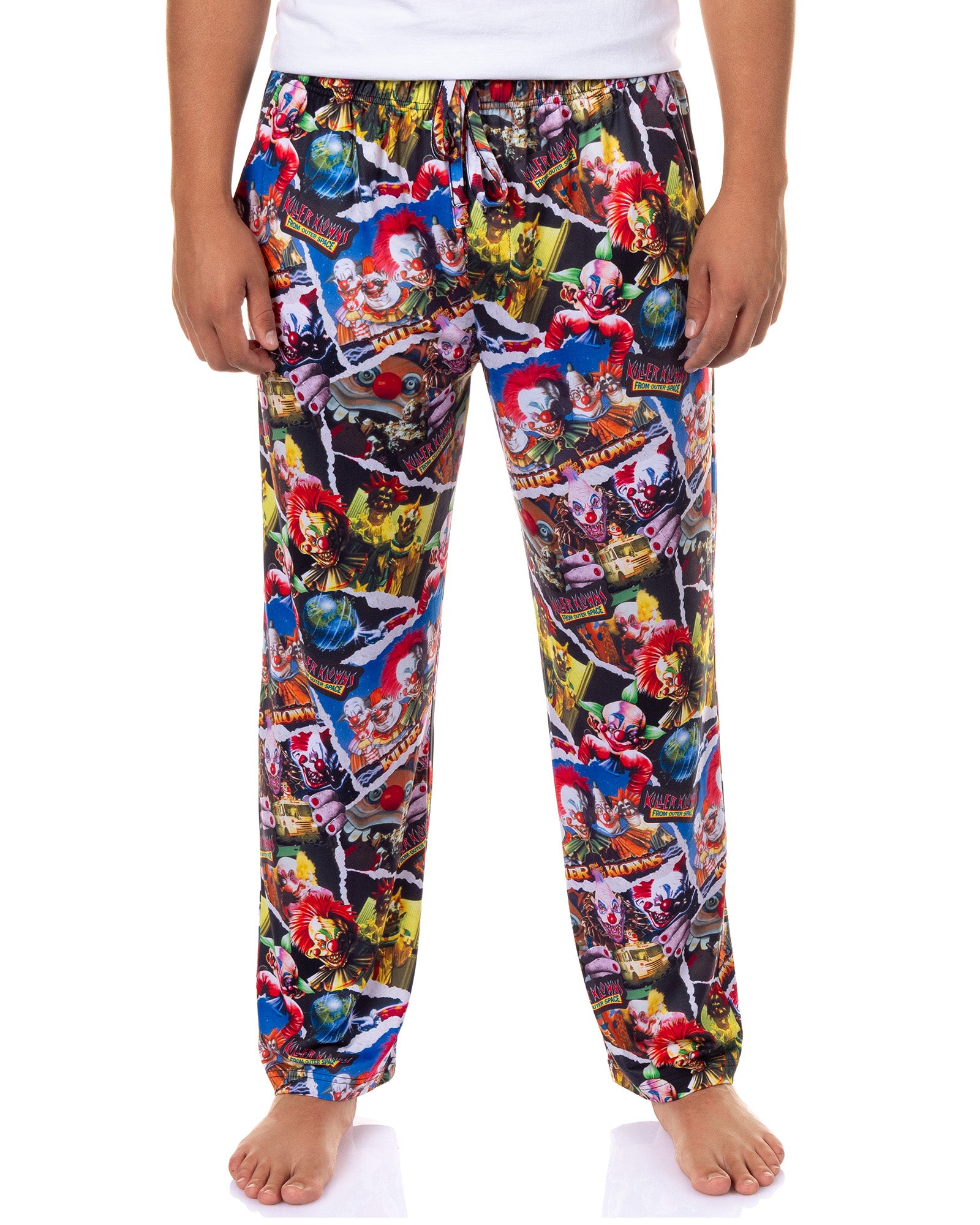Killer Klowns from Outer Space Pajamas Men's Lounge Sleep PJ Pants