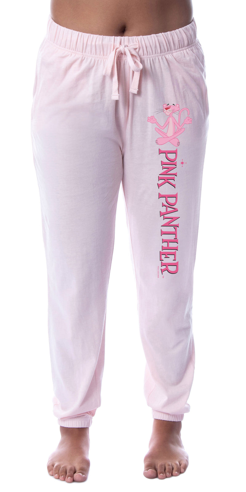 The Pink Panther Womens' Character Movie Film Sleep Jogger Pajama Pants