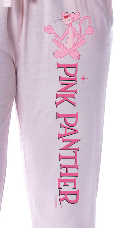 The Pink Panther Womens' Character Movie Film Sleep Jogger Pajama Pants