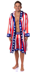 Rocky Balboa Men's Film Movie Satin Robe and Short Set