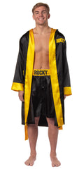 Rocky Balboa Men's Film Movie Satin Robe and Short Set