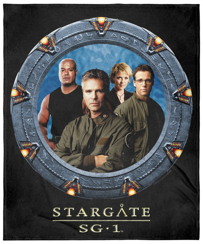 MGM Stargate SG-1 Super Soft And Cuddly Plush Fleece Throw Blanket