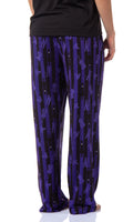 Wednesday Addams Women's Nevermore Academy Allover Dress Silhouette Print Sleep Pajama Pants