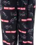 Monster Jam Boys' Grave Digger Monster Truck Raglan Shirt And Pants 2 Piece Pajama Set