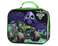 Monster Jam Grave Digger Truck 5 PC Backpack Lunchbox Icepack Water Bottle Keychain