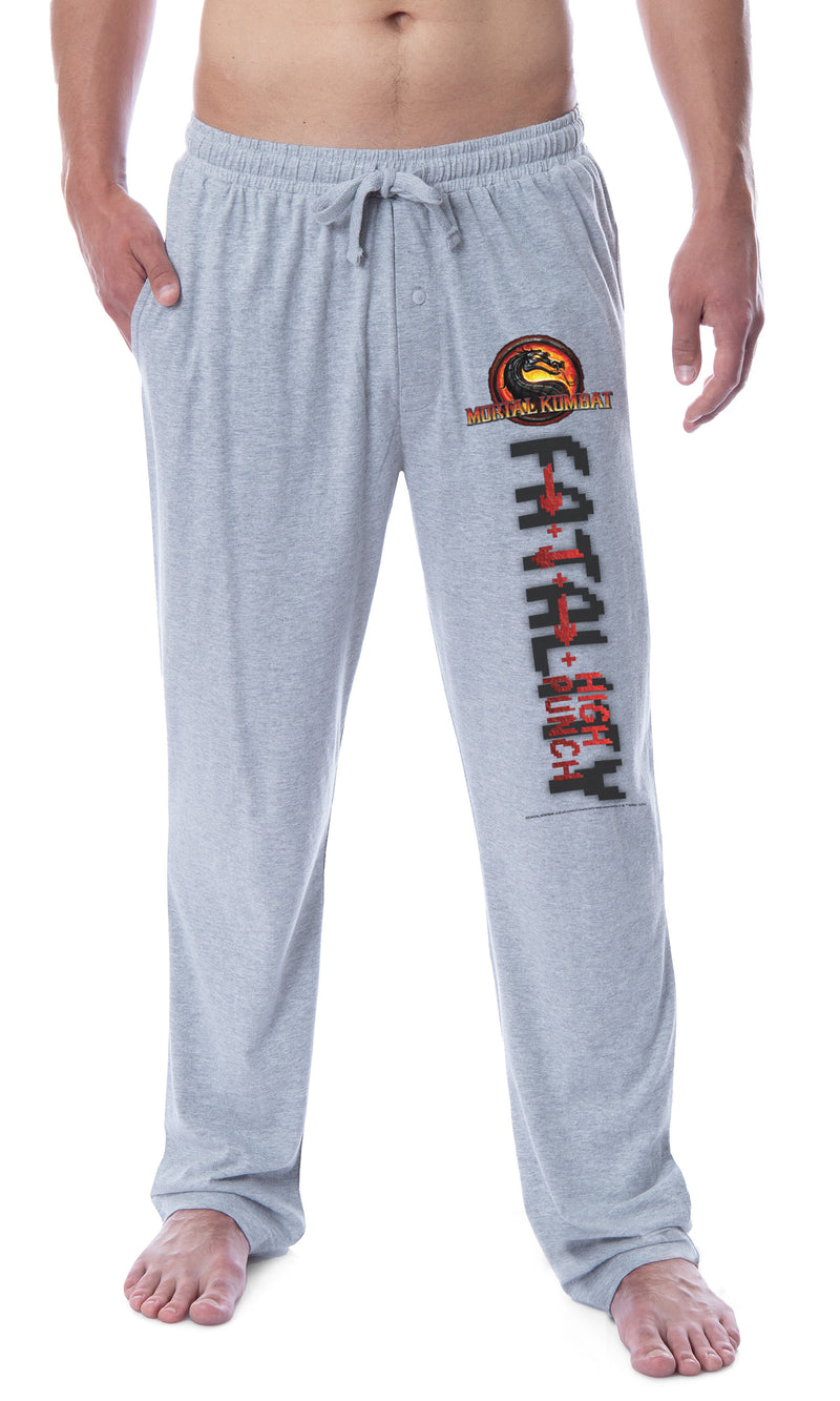 Mortal Kombat Mens' Fatality High Punch Arrows Sleep Pajama Pants