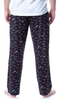 Marvel Mens' Loki TV Series Logo Icon Tossed Print Sleep Pajama Pants