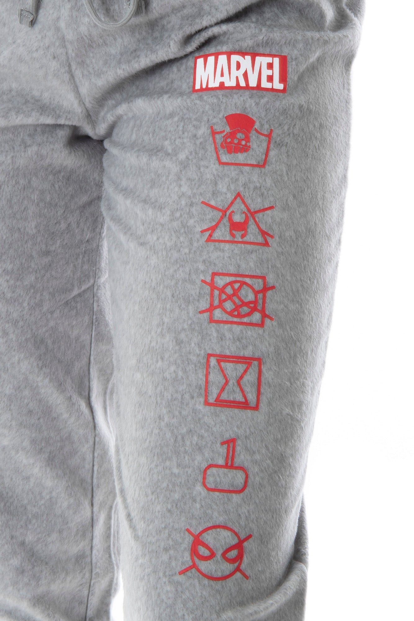 Marvel Comics Women's Juniors' Avengers Brick Logo Jogger Pajama Set (MD)