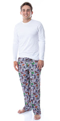 Marvel Mens' The Avengers Vintage Superhero Comic Sleep Pajama Pants