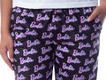 Mattel Womens' Barbie Logo All Over Print Loungewear Sleep Pajama Pants