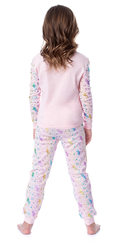 Mattel Girls' Barbie Dream Team Unicorn Best Friend Sleep Pajama Set