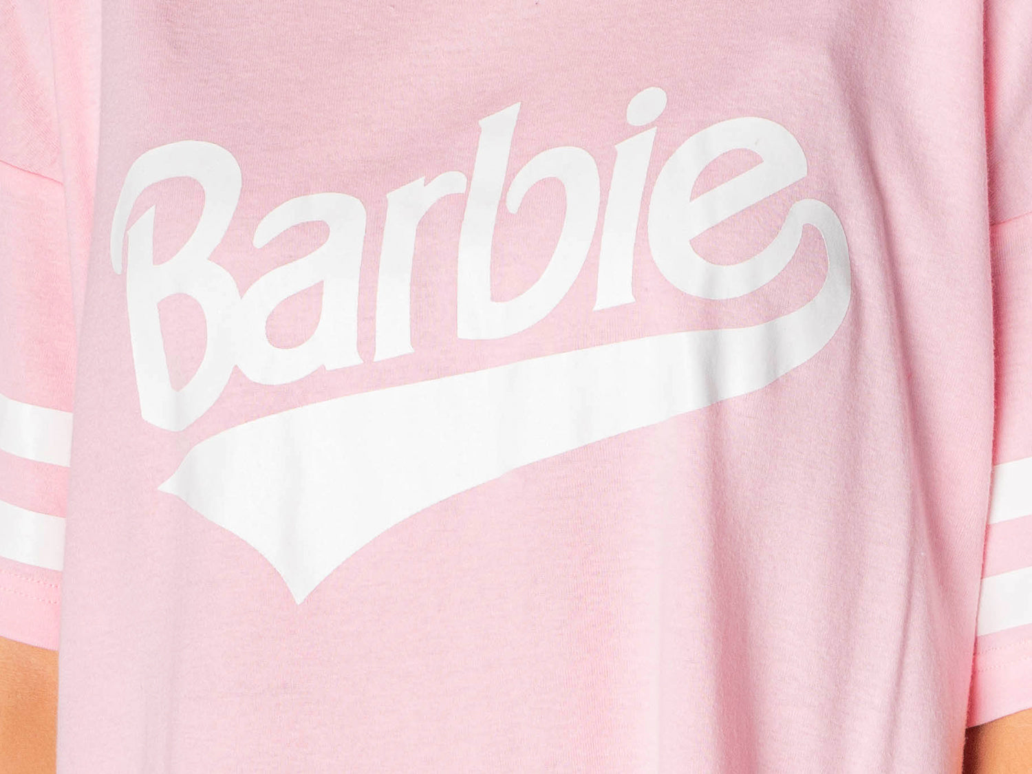 Barbie Womens Jersey Short Sleeve Nightgown Pajama Oversize Sleep Shirt