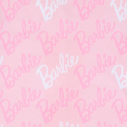 Barbie Pajamas Girl's Barbie Logo Button Front 2 Piece PJ Set