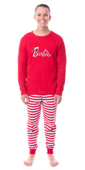 Barbie Family Christmas Logo Santa Unisex Sleep 2 Piece Pajama Set