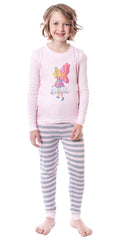 Barbie Girls' Child Fairy Princess Magical Tight Fit Sleep Pajama Set