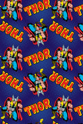 Marvel Comics Men's Thor Classic Comic Allover Print Loungewear Pajama Pants