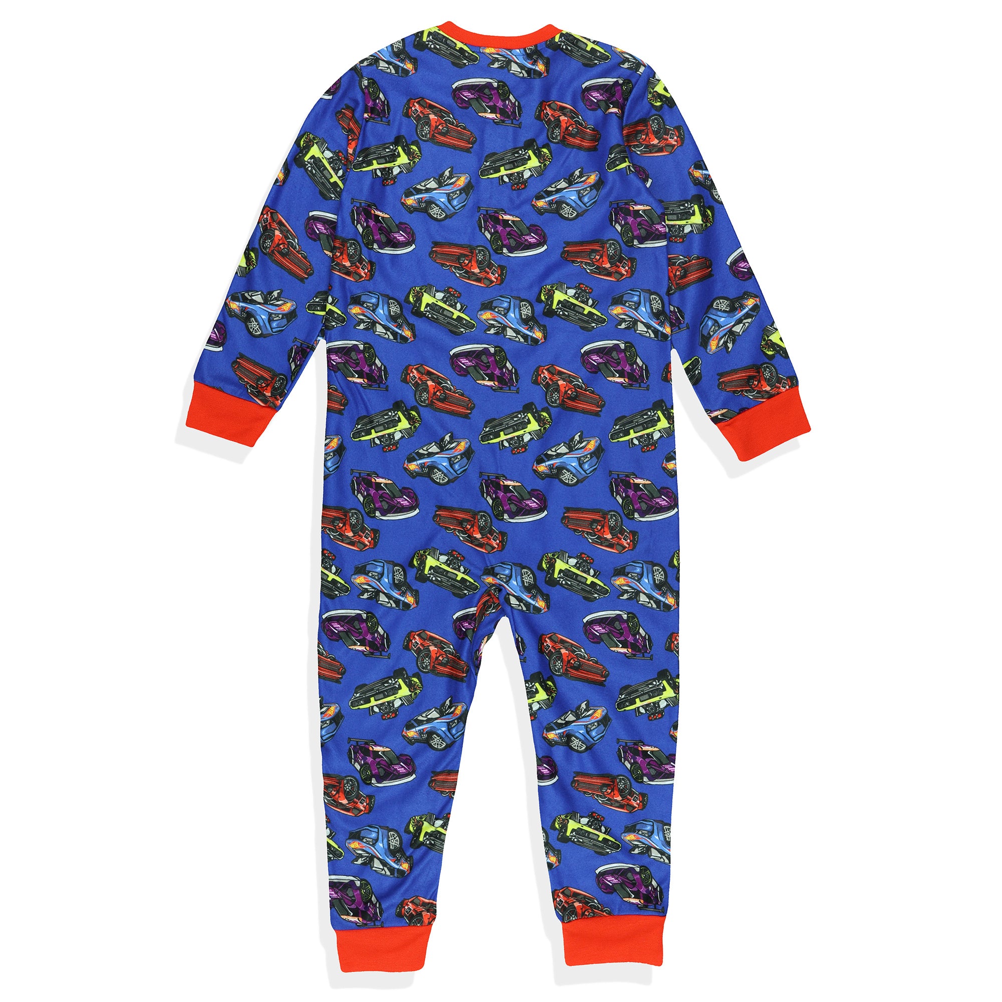 Hot Wheels Pajamas Toddler Boys' Cars Galore Soft Fleece Footless Sleeper PJ