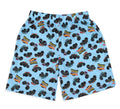 Hot Wheels Boys' Monster Trucks Toys Tossed Print Sleep Pajama Set Shorts