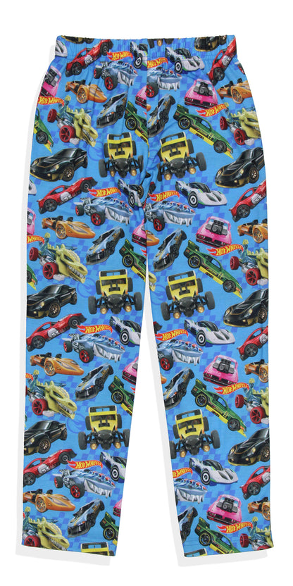 Hot Wheels Sleep Family Tossed Cars Print Pajama Pants
