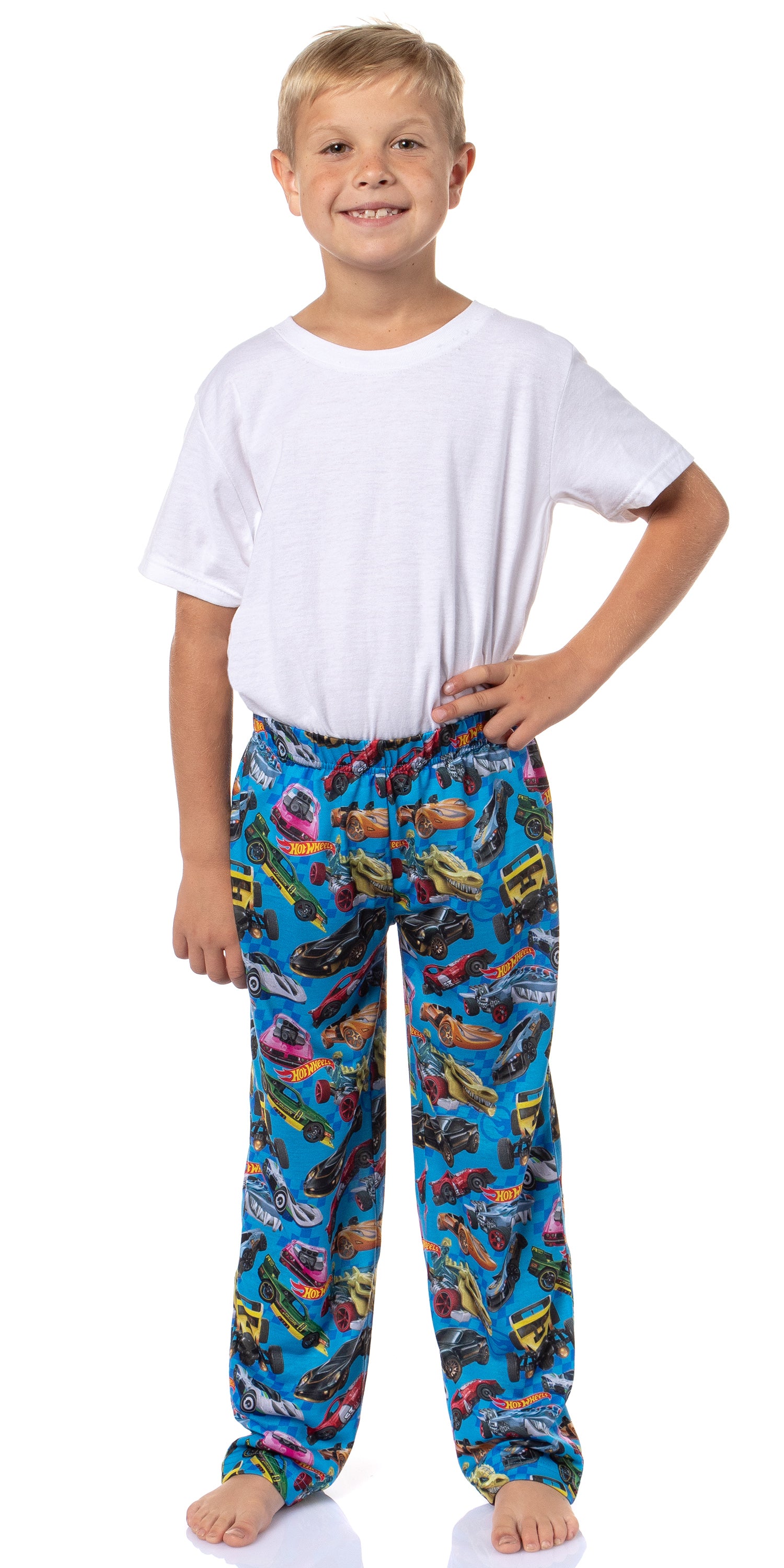 Hot Wheels Sleep Family Tossed Cars Print Pajama Pants
