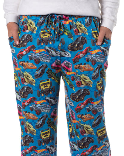 Hot Wheels Sleep Family Tossed Cars Print Pajama Pants