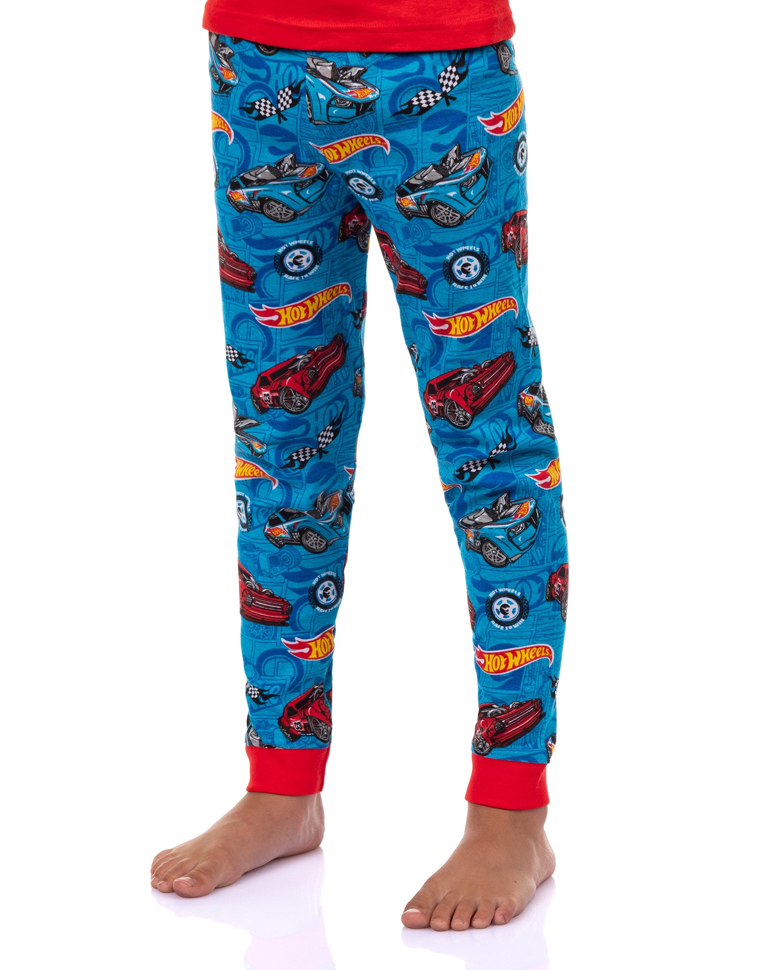 Hot Wheels Pajamas Boys' Turbo Charged Tight Fit 2-Piece Sleep Set