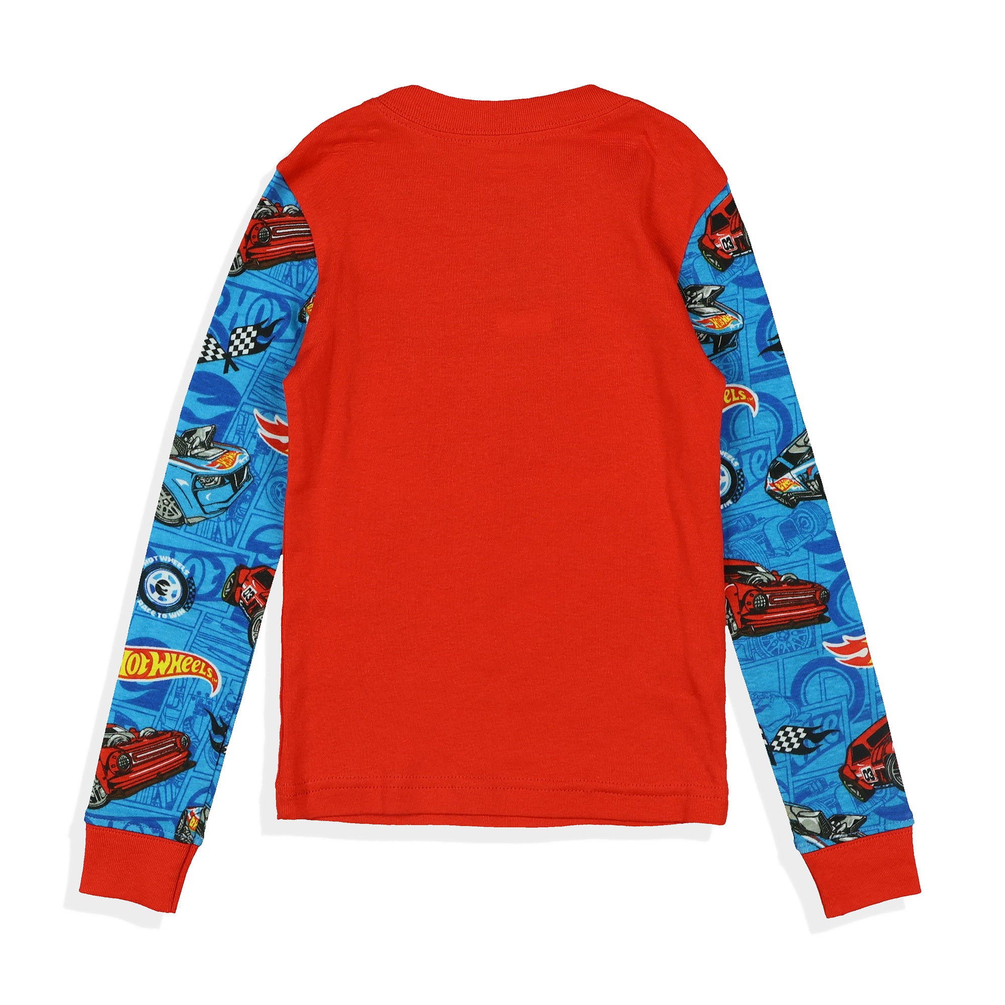 Hot Wheels Pajamas Toddler Boys' Turbo Charged Tight Fit 2-Piece Sleep Set
