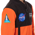 NASA Boys' Space Shuttle Astronaut Meatball Patch One Piece Space Suit Costume Pajama Sleep Set Union Suit For Kids