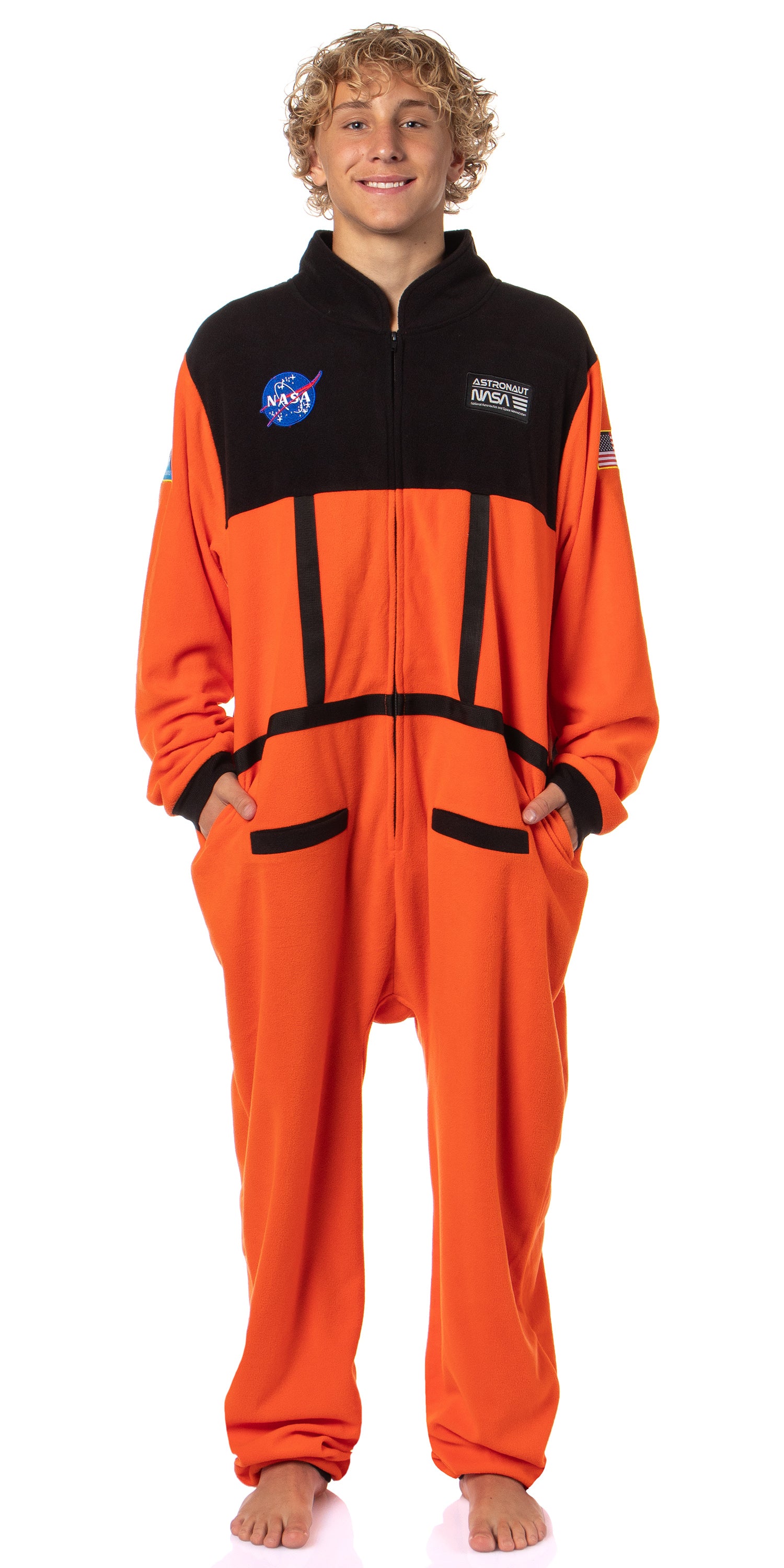 NASA Women's Astronaut Space Suit One-Piece Costume Pajama Union Suit