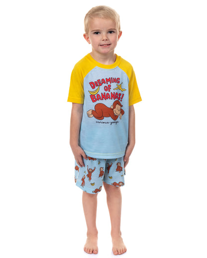 Curious George Pajamas Toddler Boys' Dreaming Of Bananas Sleep Set