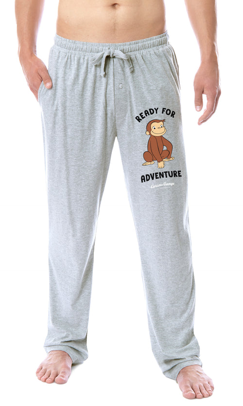 Curious George Mens' Character Ready For Adventure Sleep Pajama Pants