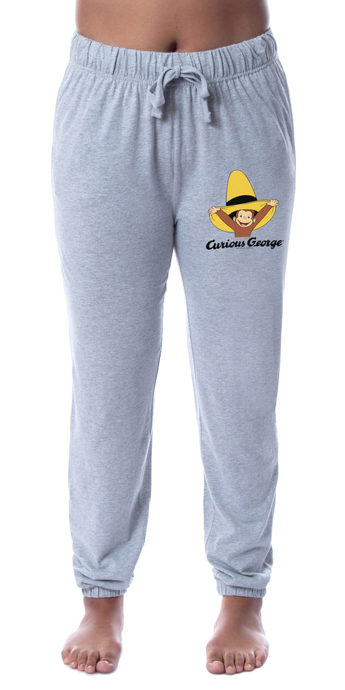 Curious George Womens' Character Yellow Hat Sleep Jogger Pajama Pants