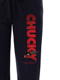 Chucky Womens' Doll Character Movie Film Title Logo Sleep Pajama Pants