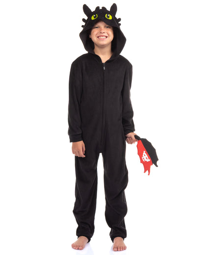 How To Train Your Dragon Union Suit Kids Toothless One Piece Pajama (18/20)